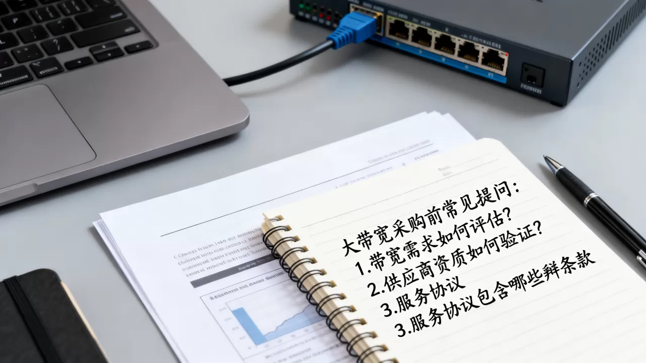 大带宽采购前常见提问有哪些?如何准备应答清单? 大带宽采购前常见提问有哪些?如何准备应答清单?