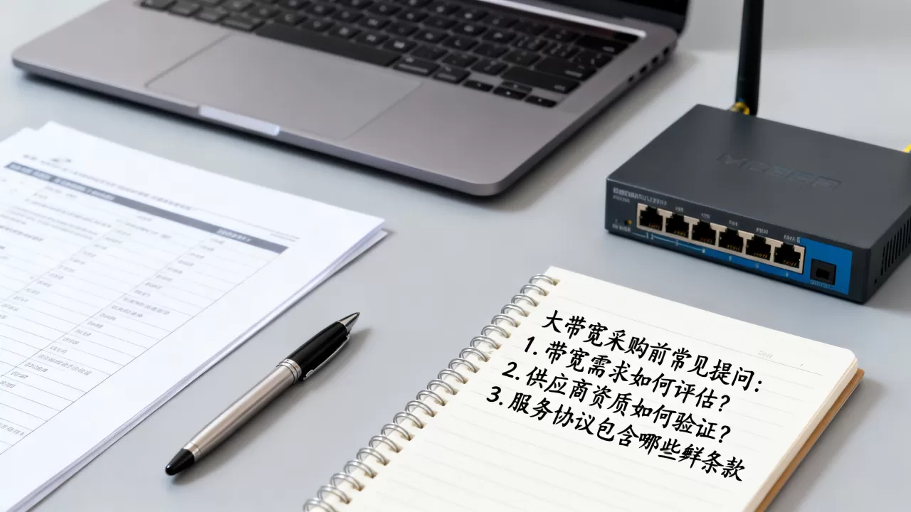 大带宽采购前常见提问有哪些?如何准备应答清单? 大带宽采购前常见提问有哪些?如何准备应答清单?