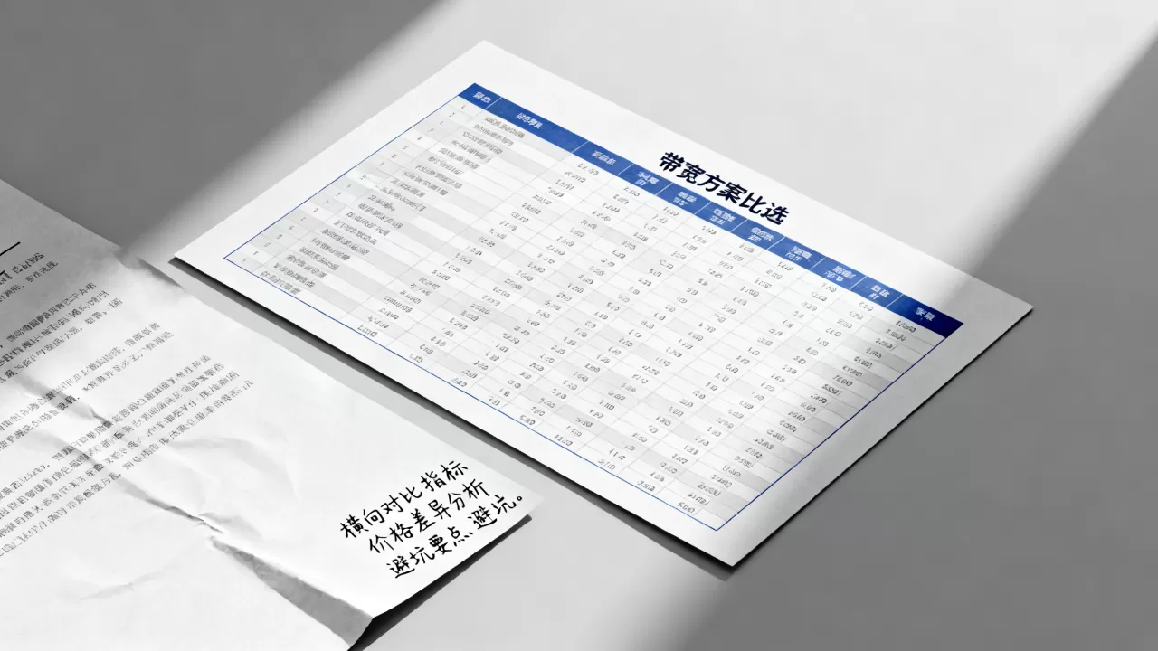 大带宽方案比选时怎么横向看报价?带宽价格差异大,如何避免踩坑 大带宽方案比选时怎么横向看报价?带宽价格差异大,如何避免踩坑