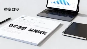 技术选型与采购谈判怎么对齐带宽口径，带宽口径不一致如何统一？