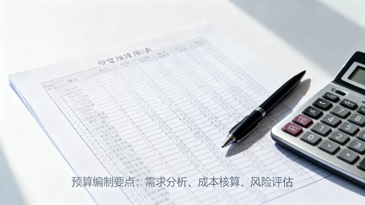 大带宽预算表做成什么样才好过审批，预算编制要点有哪些？