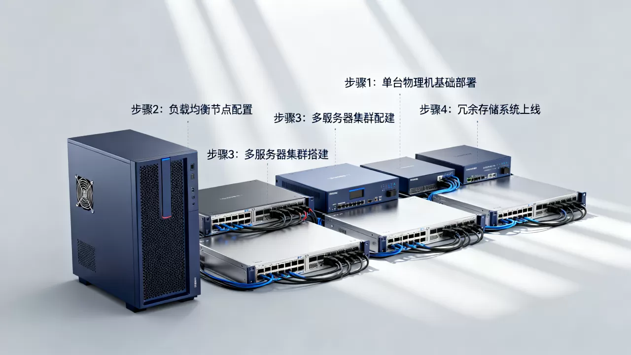 业务从单台物理机扩到高可用架构怎么走,高可用架构搭建步骤有哪些 业务从单台物理机扩到高可用架构怎么走,高可用架构搭建步骤有哪些