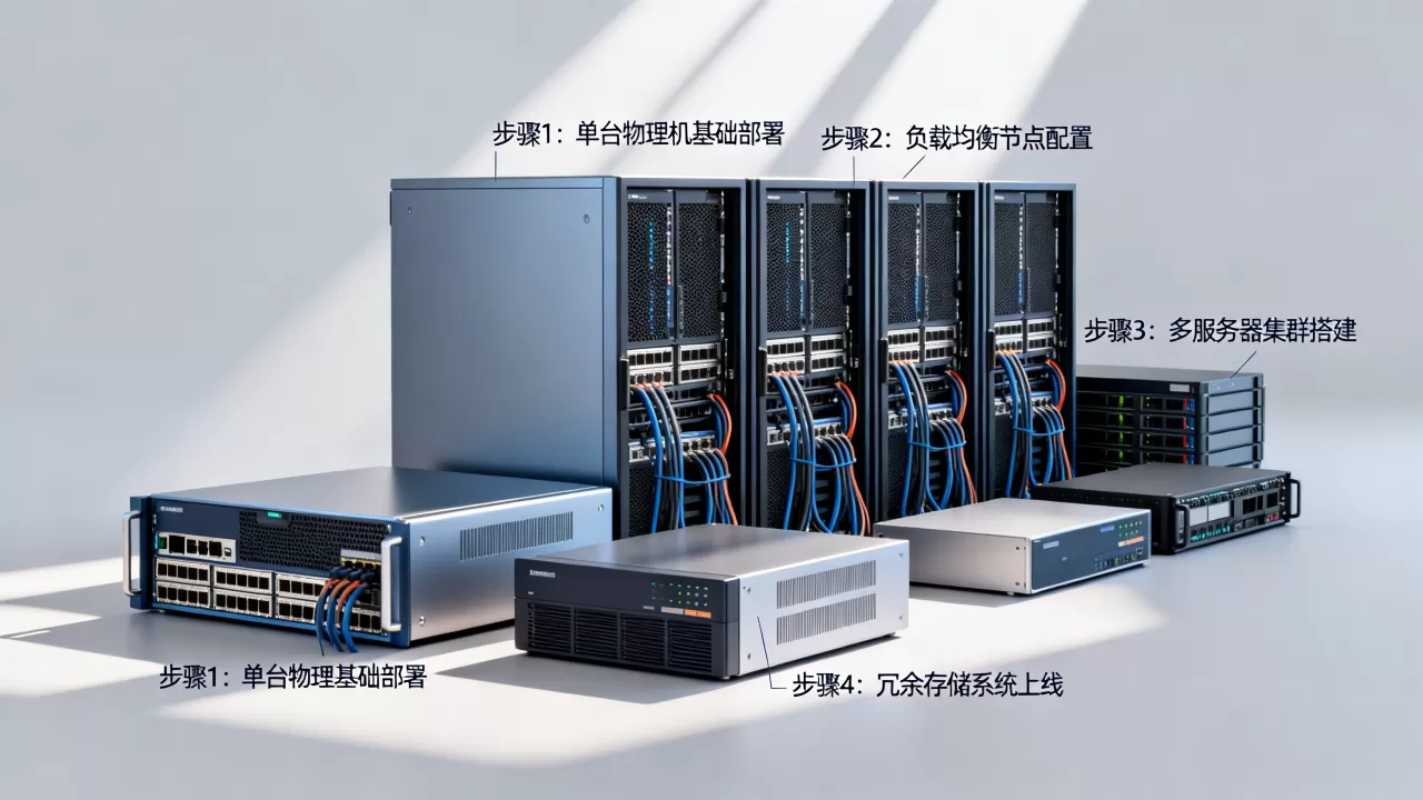 业务从单台物理机扩到高可用架构怎么走,高可用架构搭建步骤有哪些 业务从单台物理机扩到高可用架构怎么走,高可用架构搭建步骤有哪些