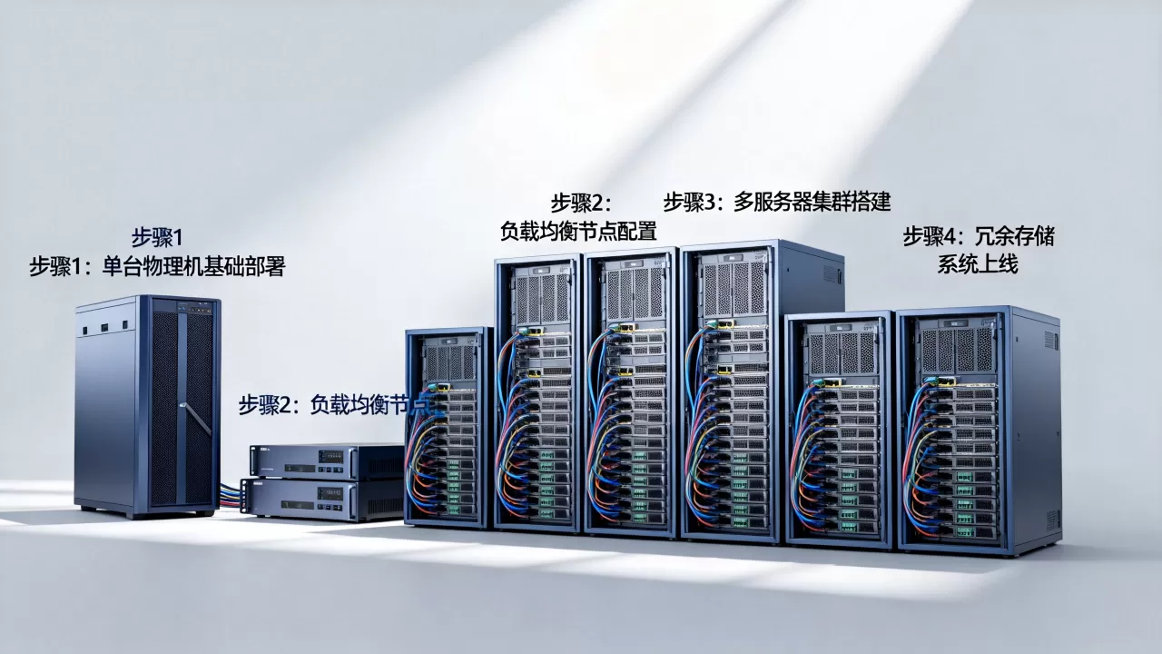 业务从单台物理机扩到高可用架构怎么走,高可用架构搭建步骤有哪些 业务从单台物理机扩到高可用架构怎么走,高可用架构搭建步骤有哪些