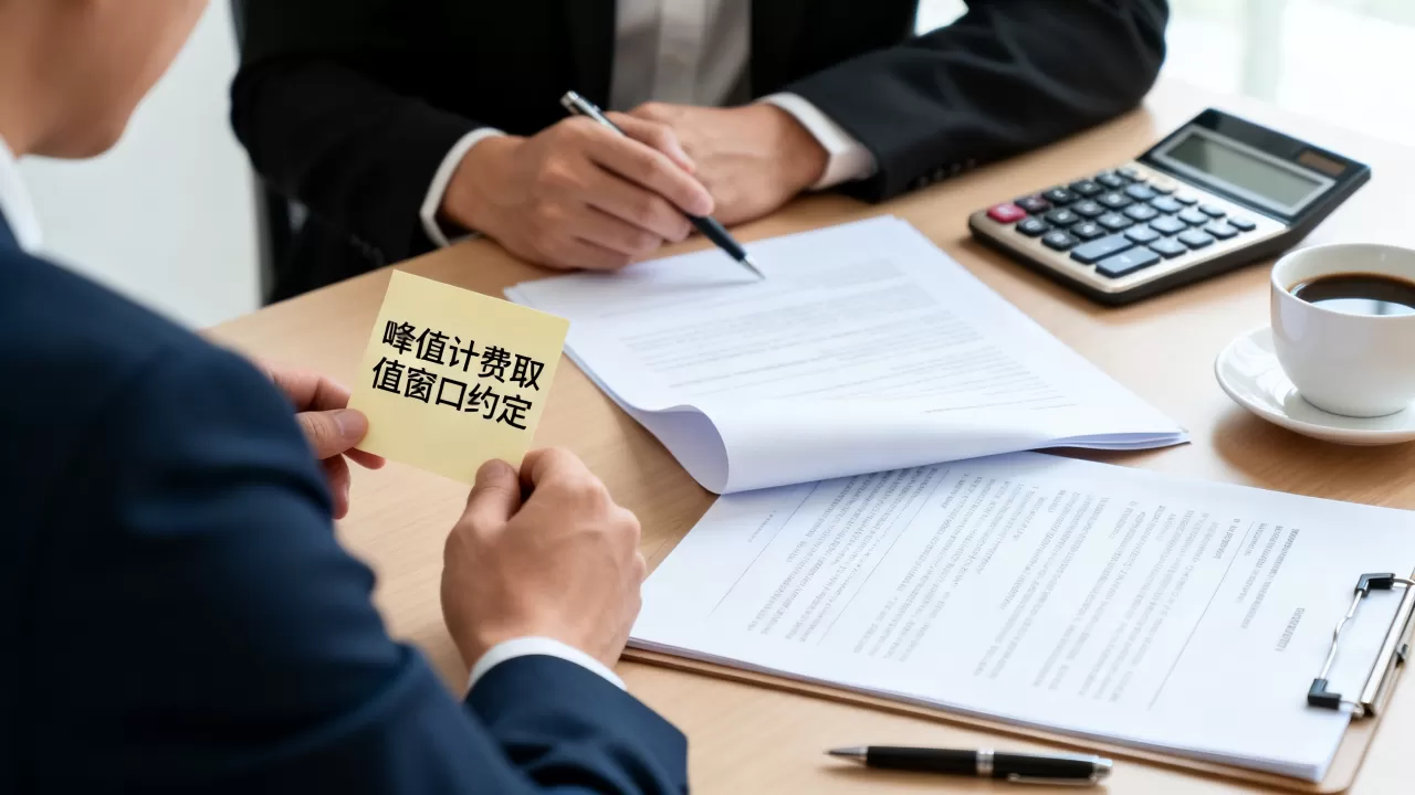 峰值计费的取值窗口要不要提前谈清楚,怎么约定? 峰值计费的取值窗口要不要提前谈清楚,怎么约定?