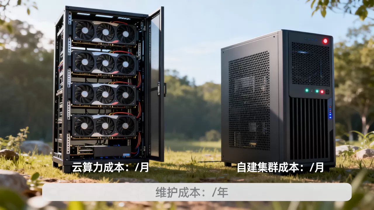 GPU推理用云算力还是自建物理集群？怎么选更省钱