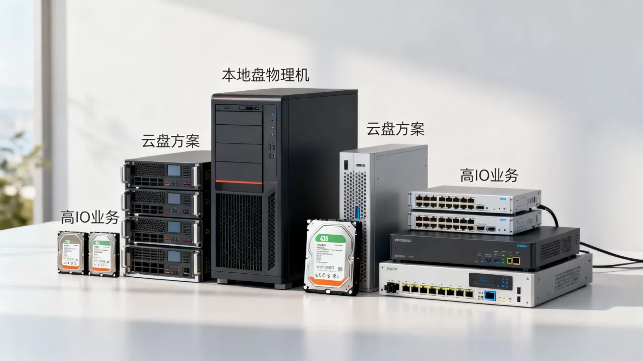 高IO业务选本地盘物理机还是云盘方案,怎么选更合适? 高IO业务选本地盘物理机还是云盘方案,怎么选更合适?