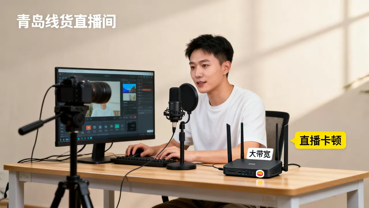 青岛带货直播卡顿严重怎么解决,租大带宽有用吗? 青岛带货直播卡顿严重怎么解决,租大带宽有用吗?