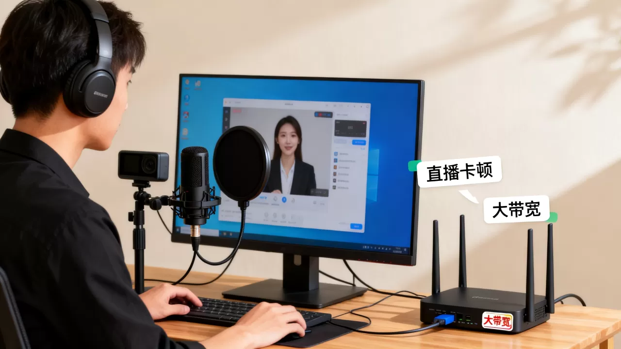 青岛带货直播卡顿严重怎么解决,租大带宽有用吗? 青岛带货直播卡顿严重怎么解决,租大带宽有用吗?