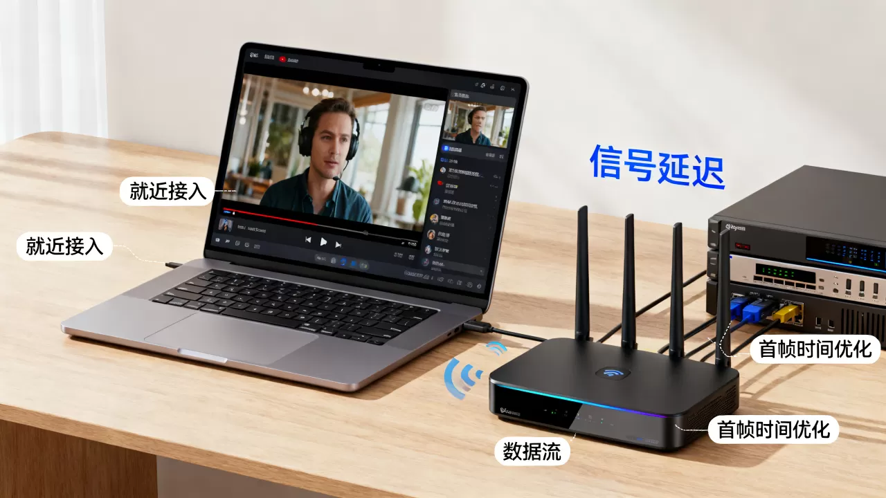 就近接入能解决音视频卡顿吗，首帧时间怎么优化