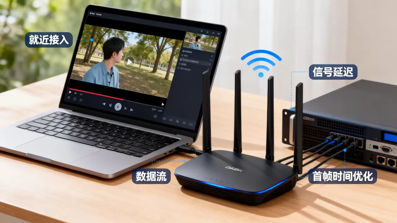 就近接入能解决音视频卡顿吗，首帧时间怎么优化