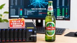 青岛啤酒电商大促活动卡顿怎么办，租高防服务器多少钱？