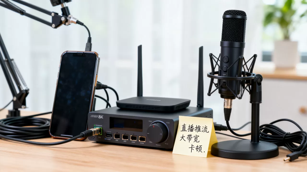 青岛直播推流卡顿怎么办？租大带宽能改善吗？