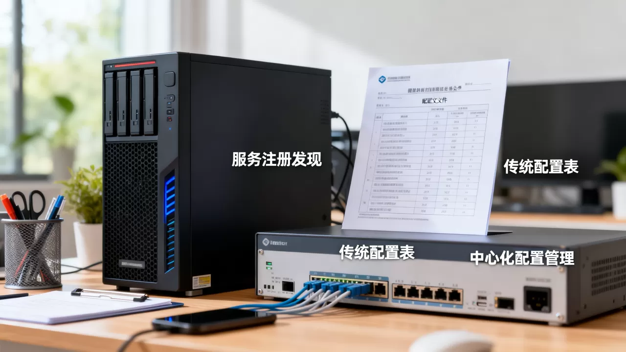 服务注册发现能不能完全取代传统的配置表，中心化配置管理还有必要吗