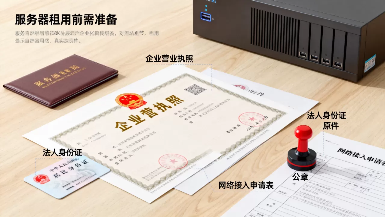 青岛服务器租用前准备什么资料？需要哪些证件和手续