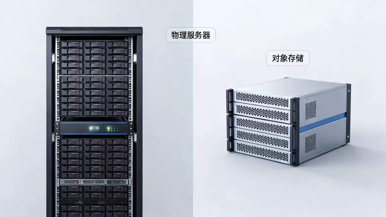 大存储场景选物理服务器还是对象存储，物理服务器和对象存储哪个更适合海量数据？