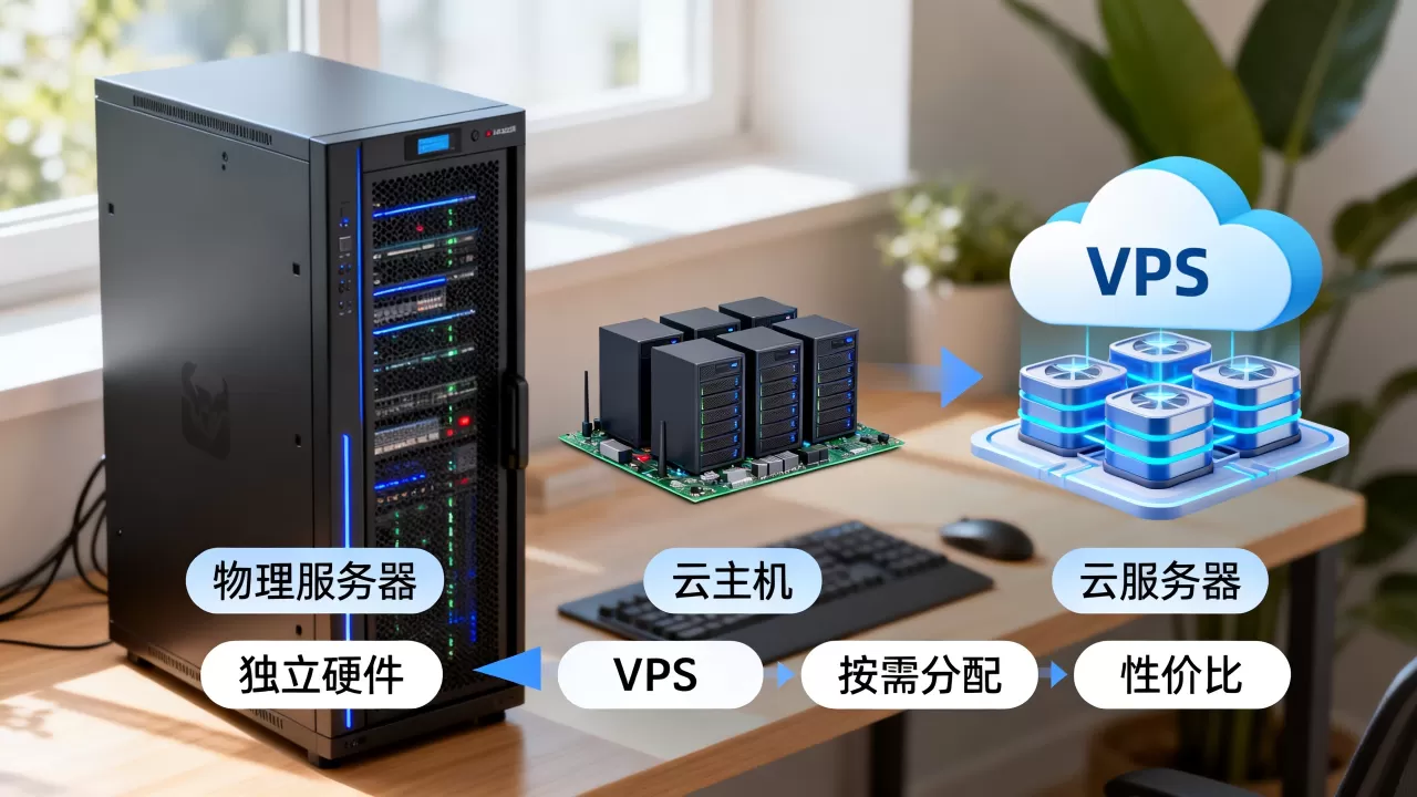物理服务器、云主机和VPS到底有什么区别,云服务器和物理服务器哪个性价比高 物理服务器、云主机和VPS到底有什么区别,云服务器和物理服务器哪个性价比高