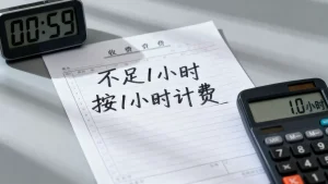 按小时计费不足一小时怎么算，不足一小时按一小时收费吗