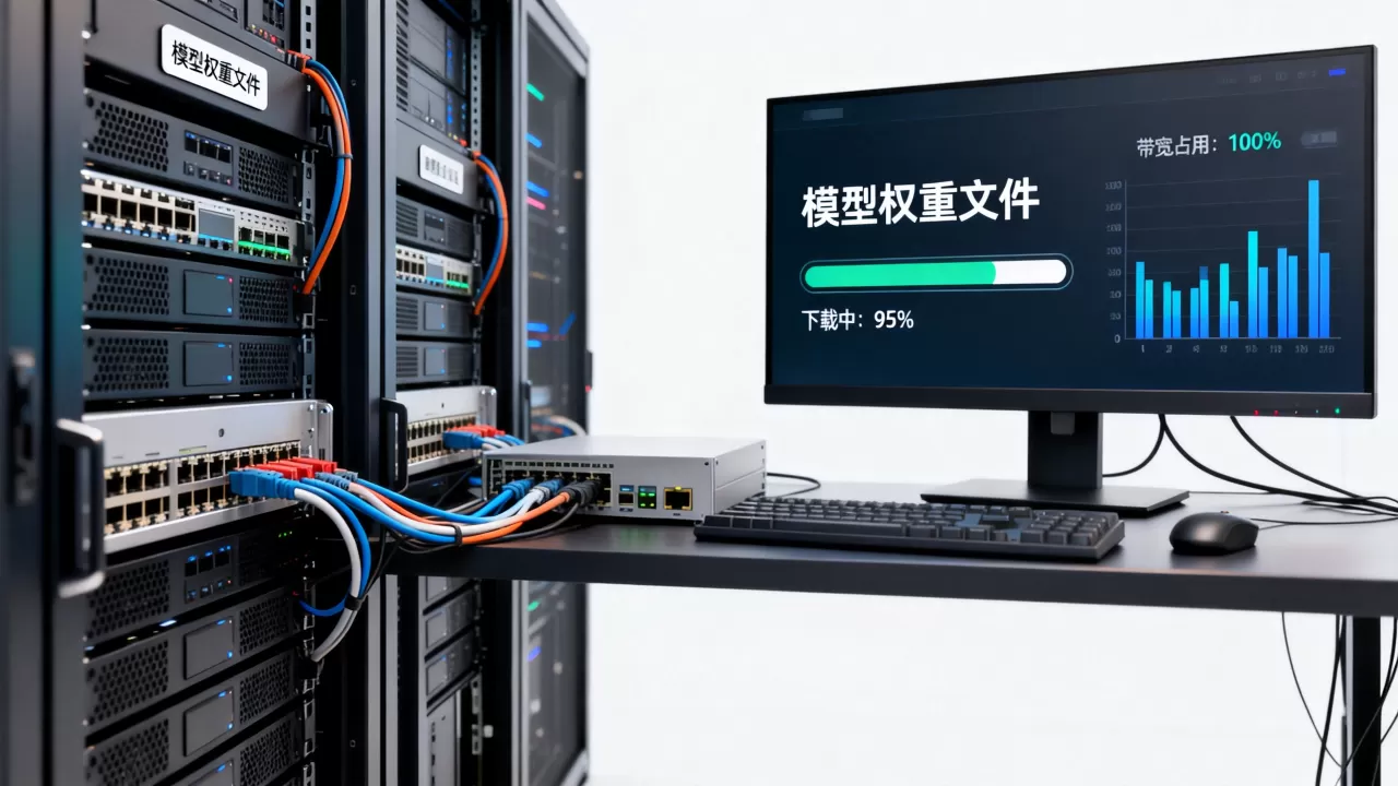 模型权重文件太大导致分发下载占满了带宽 模型权重文件太大导致分发下载占满了带宽