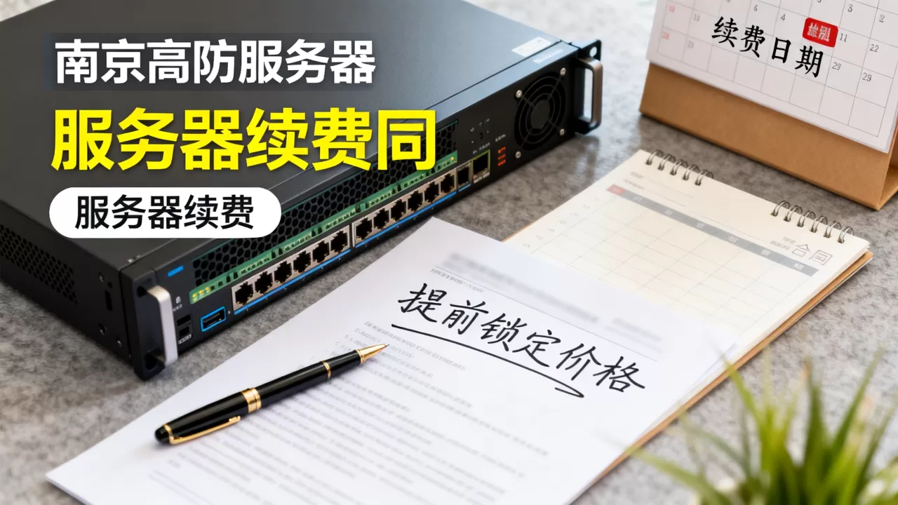 南京高防服务器续费价格能不能提前锁定，如何操作才能确保续费价格不变？