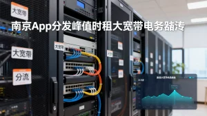 南京App分发峰值挤爆租大宽带服务器分流