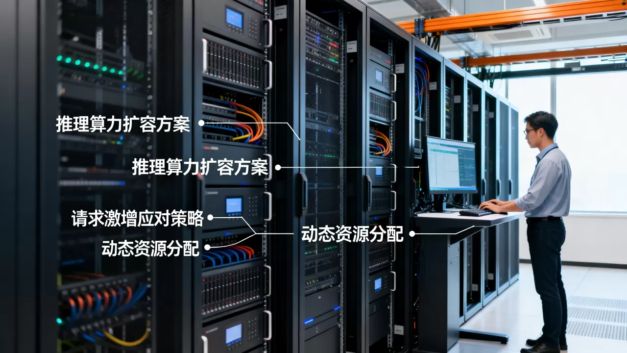 模型上线后请求激增时推理算力该怎么扩容，算力扩容最佳方案是什么