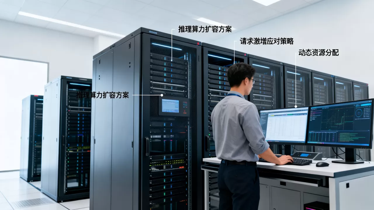 模型上线后请求激增时推理算力该怎么扩容，算力扩容最佳方案是什么