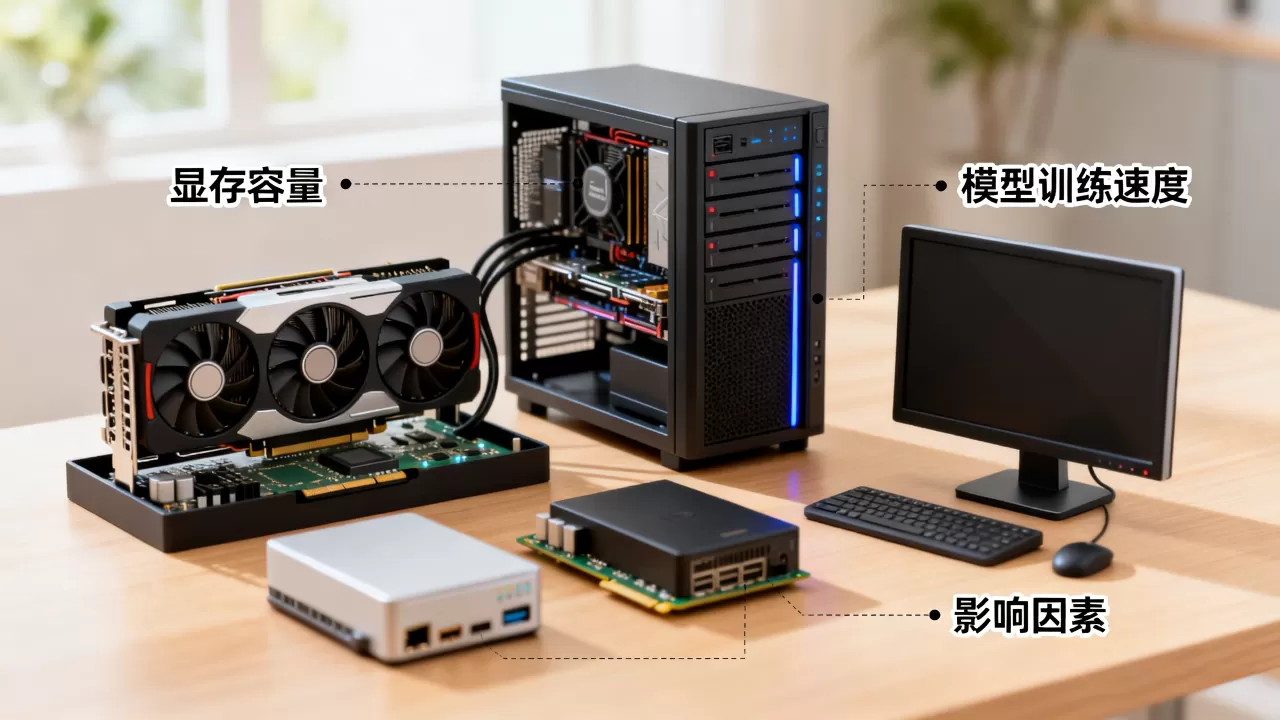 显存容量越大是不是模型训练就越快，模型训练速度受什么影响？