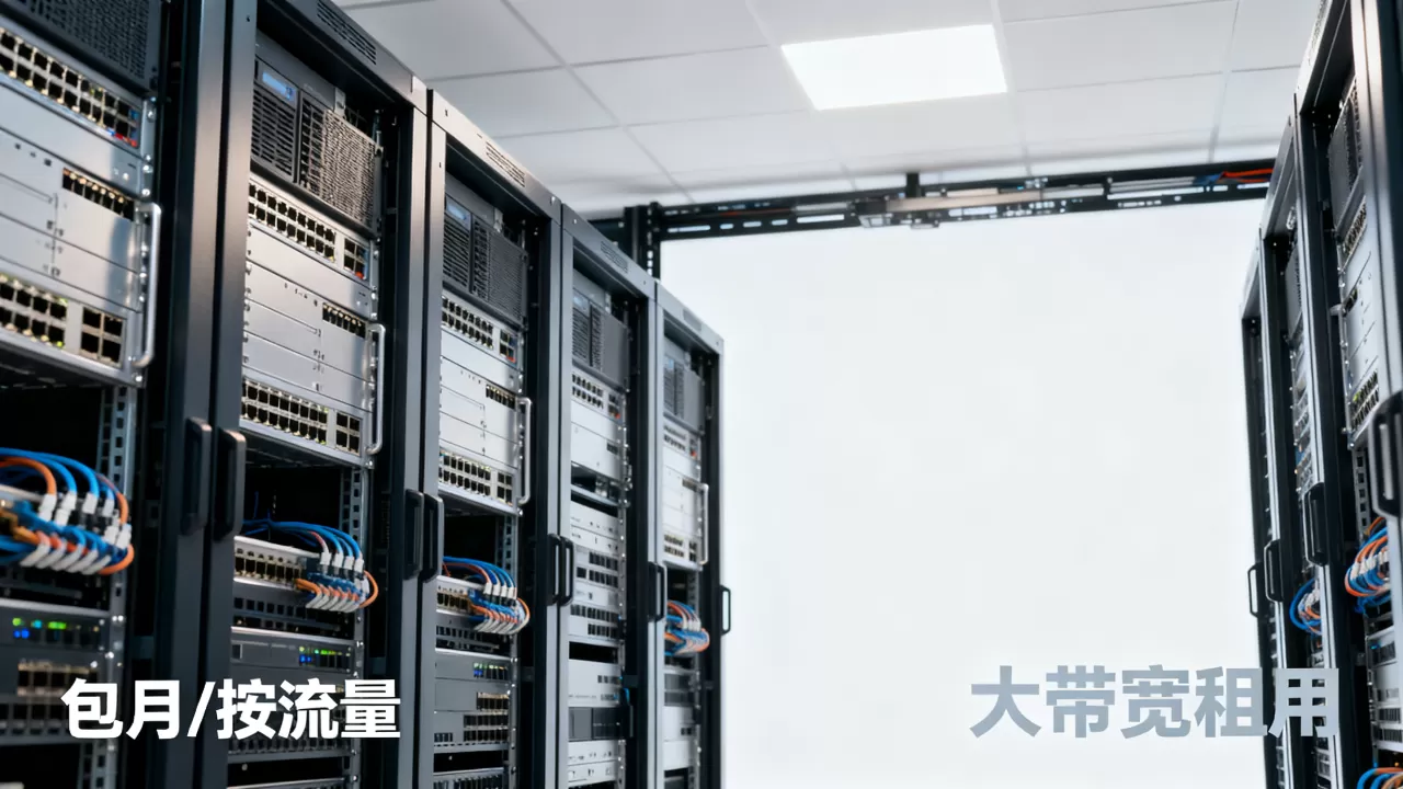 成都大带宽租用包月还是按流量更划算？成都大带宽多少钱一个月？