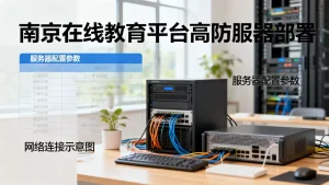南京在线教育平台租高防服务器怎么部署，高防服务器租用配置方案