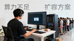 AI绘画工作室晚高峰排队等卡，算力怎么补，哪种扩容方案最省心