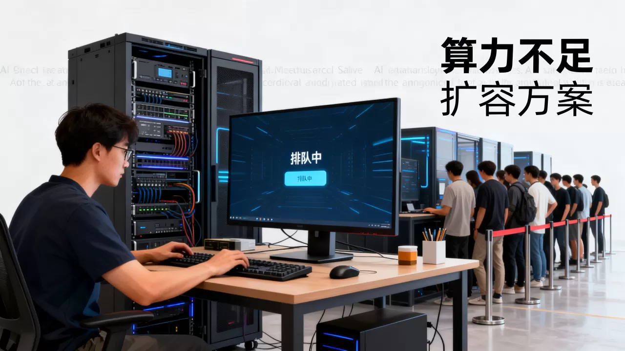 AI绘画工作室晚高峰排队等卡，算力怎么补，哪种扩容方案最省心