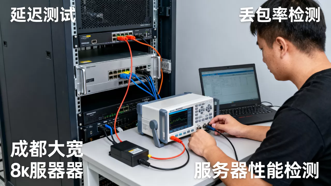 成都大带宽服务器的延迟与丢包在租用前怎么测试，服务器性能检测方法有哪些？