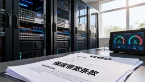 成都大带宽服务器租约里的保底带宽条款怎么约定？保底带宽多少才够用？