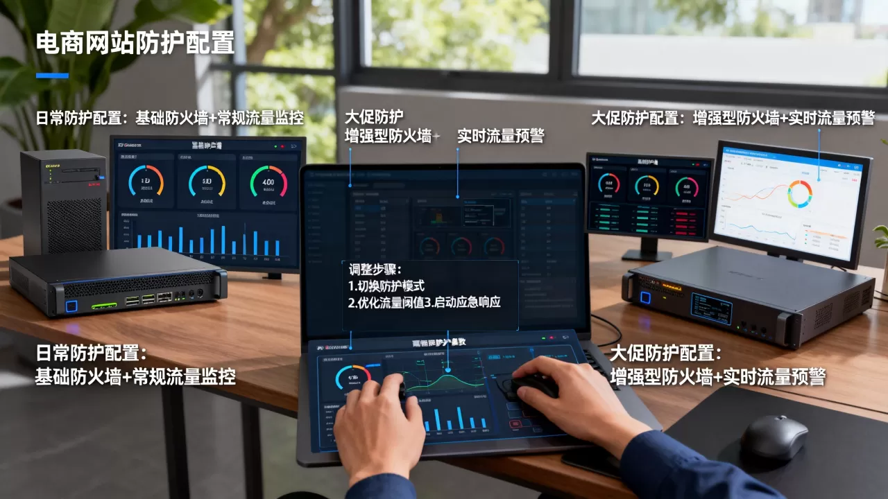 电商网站日常与大促期间的防护配置有何差异?怎么调整? 电商网站日常与大促期间的防护配置有何差异?怎么调整?