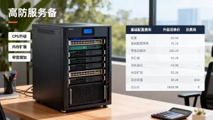 高防服务器升级配置费用怎么算?高防服务器升级配置价格明细