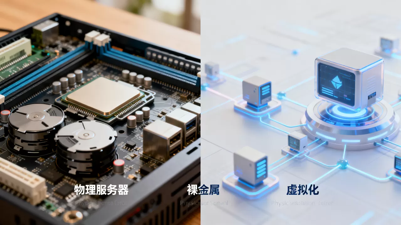 成都物理服务器裸金属与虚拟化的区别，按业务选