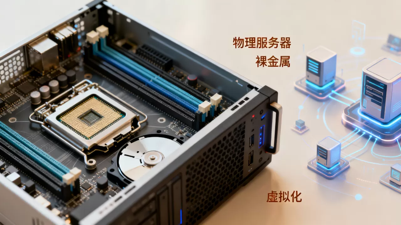 成都物理服务器裸金属与虚拟化的区别，按业务选
