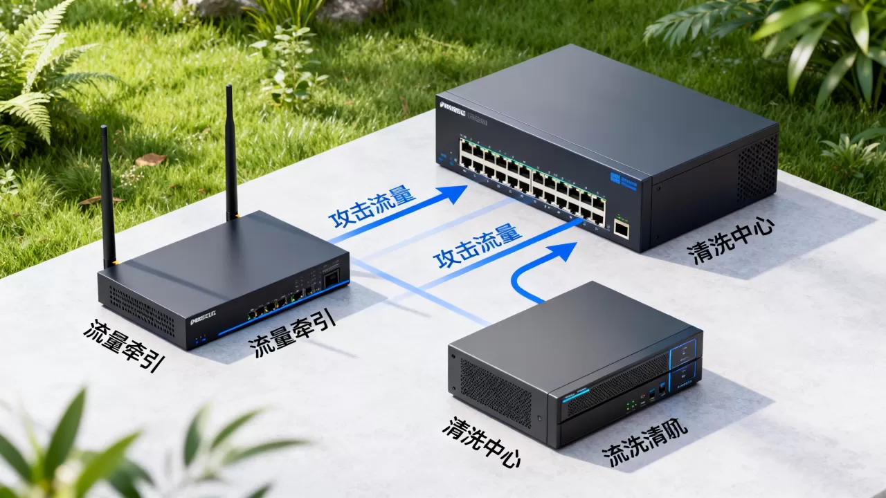 攻击流量牵引到清洗中心的实现原理是什么?怎么做? 攻击流量牵引到清洗中心的实现原理是什么?怎么做?