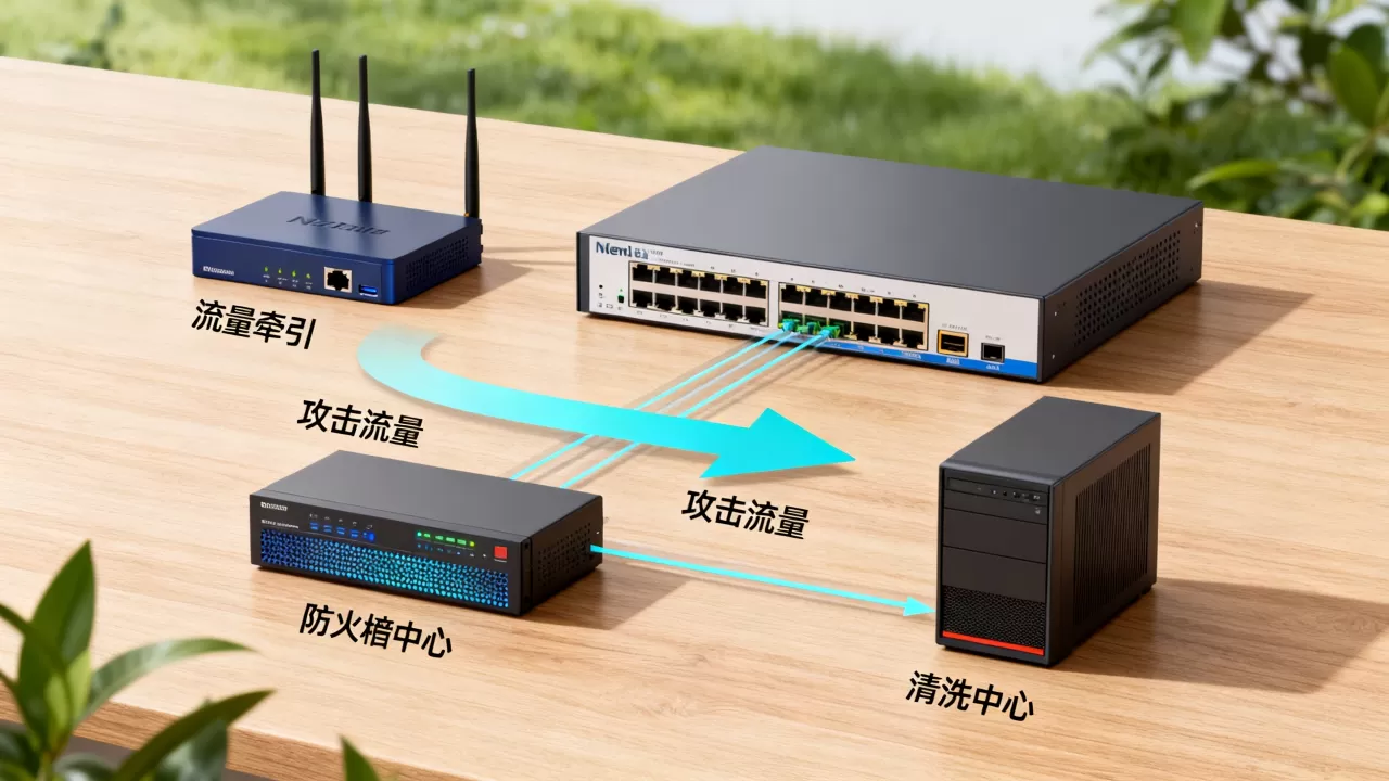 攻击流量牵引到清洗中心的实现原理是什么?怎么做? 攻击流量牵引到清洗中心的实现原理是什么?怎么做?