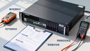 高防服务器交付前的验收清单怎么列，需要注意哪些关键项？
