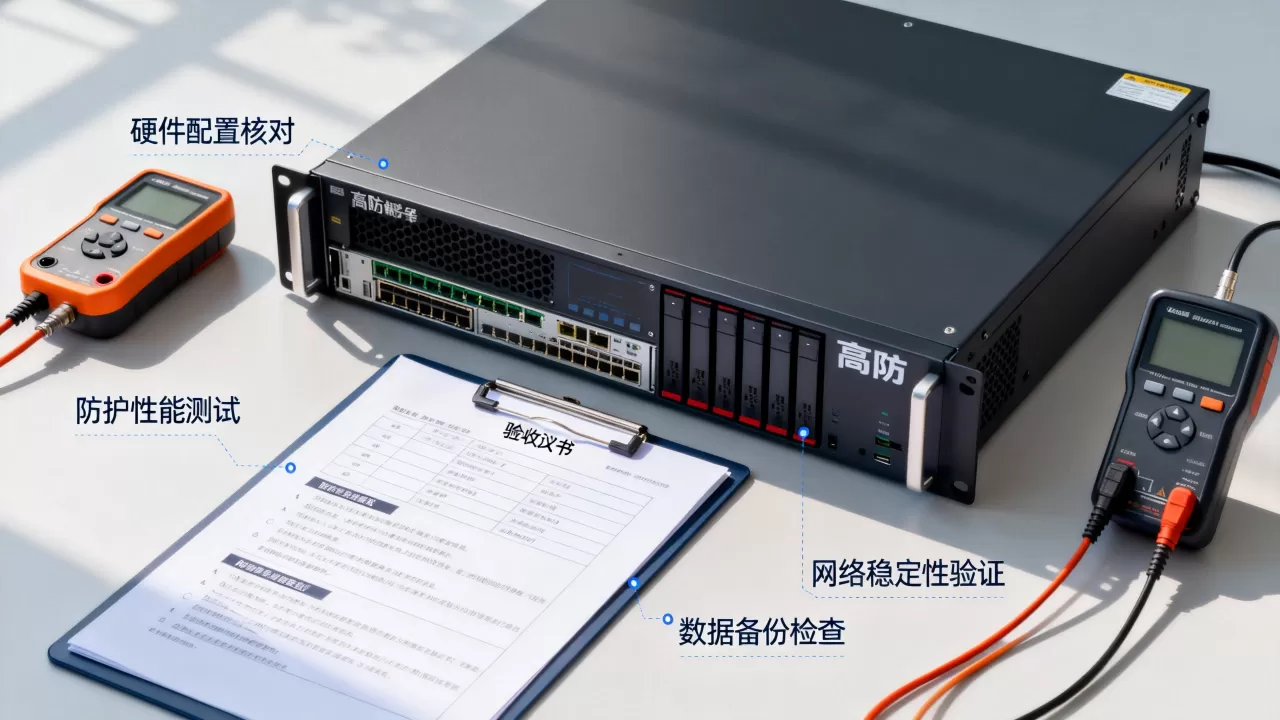 高防服务器交付前的验收清单怎么列,需要注意哪些关键项? 高防服务器交付前的验收清单怎么列,需要注意哪些关键项?