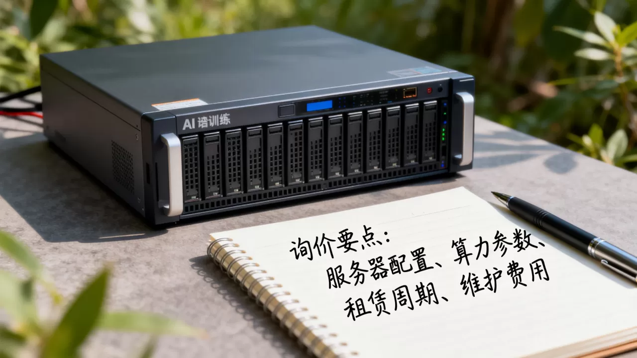 杭州AI训练服务器报价应该怎么问才清楚？询价话术避坑指南