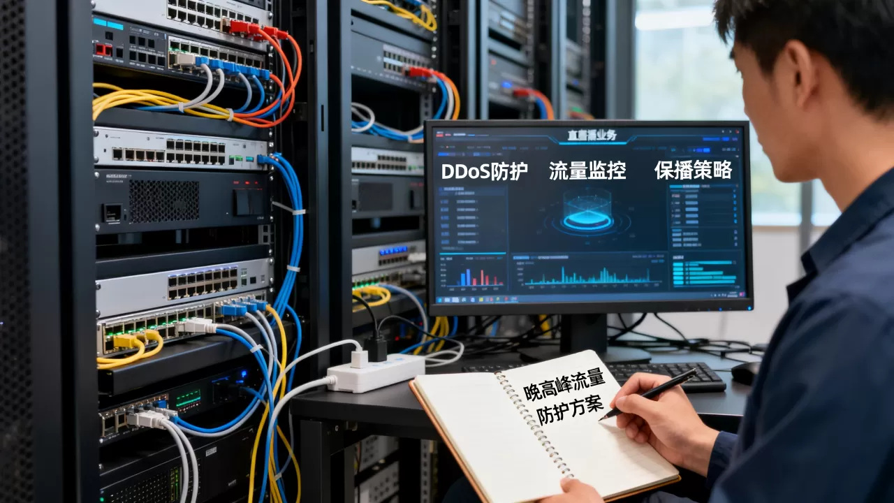 直播业务晚高峰碰上DDoS的保播策略