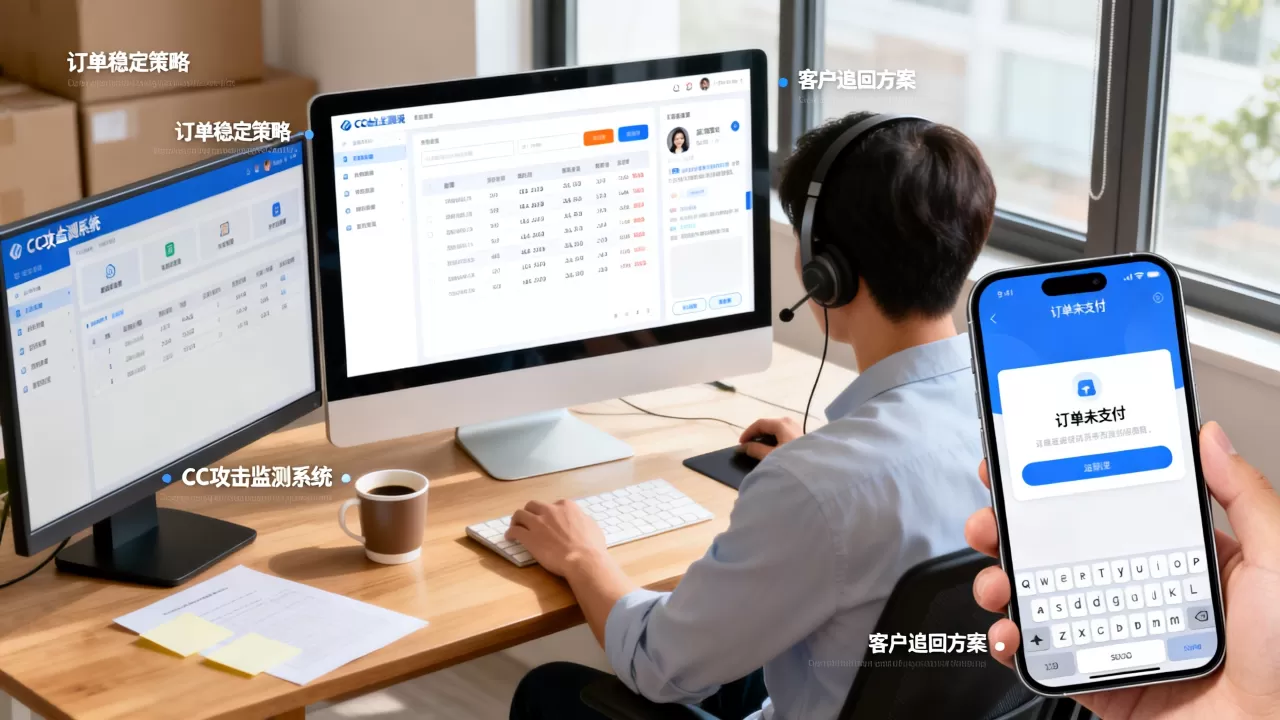 电商在大促前夜遭遇CC攻击时怎么稳住订单,网站被攻击后流失的客户如何追回 电商在大促前夜遭遇CC攻击时怎么稳住订单,网站被攻击后流失的客户如何追回