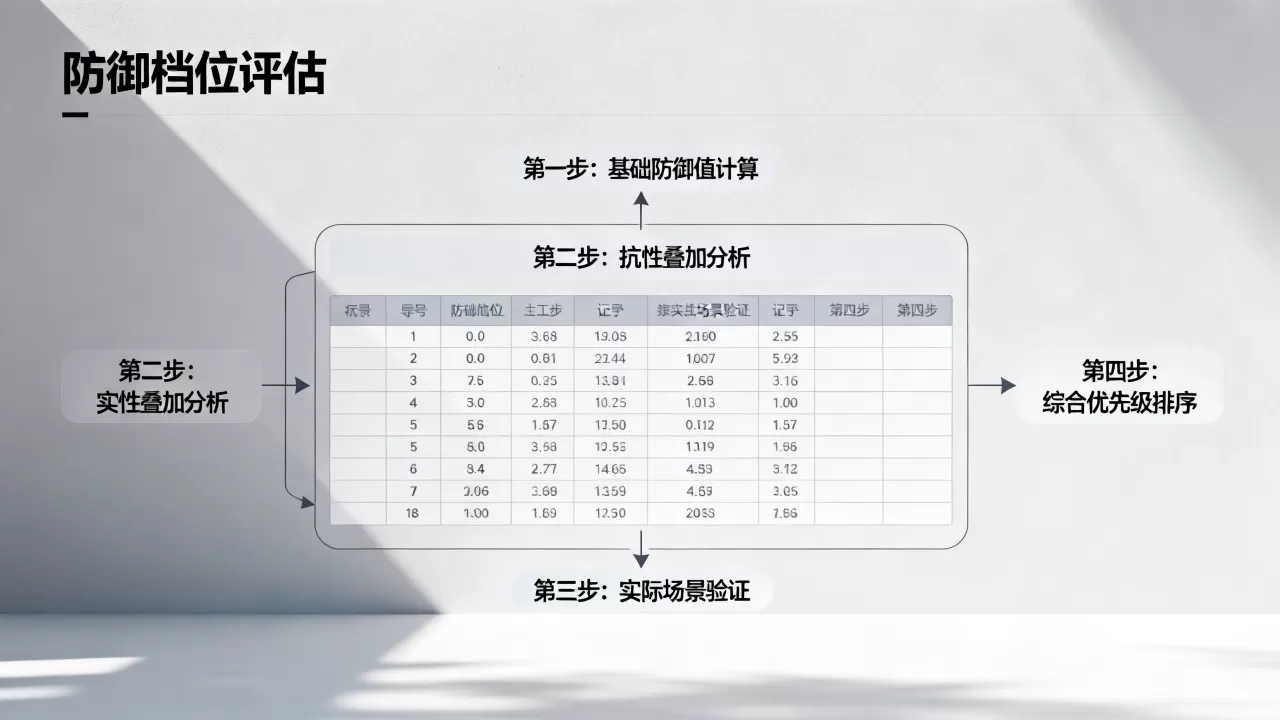 防御档位选择的完整思路与评估顺序是什么,怎么评估防御档位? 防御档位选择的完整思路与评估顺序是什么,怎么评估防御档位?