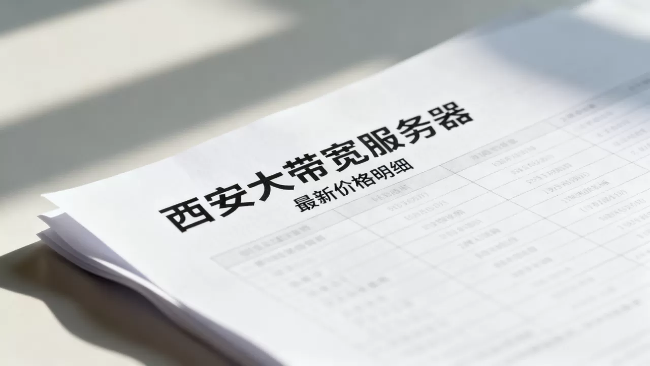 西安大带宽服务器报价单怎么拿，哪里有最新价格明细？