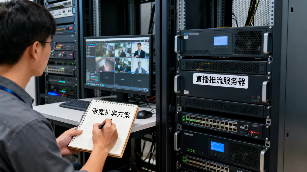 直播推流高峰期带宽不足怎么应对，服务器带宽扩容方案有哪些？