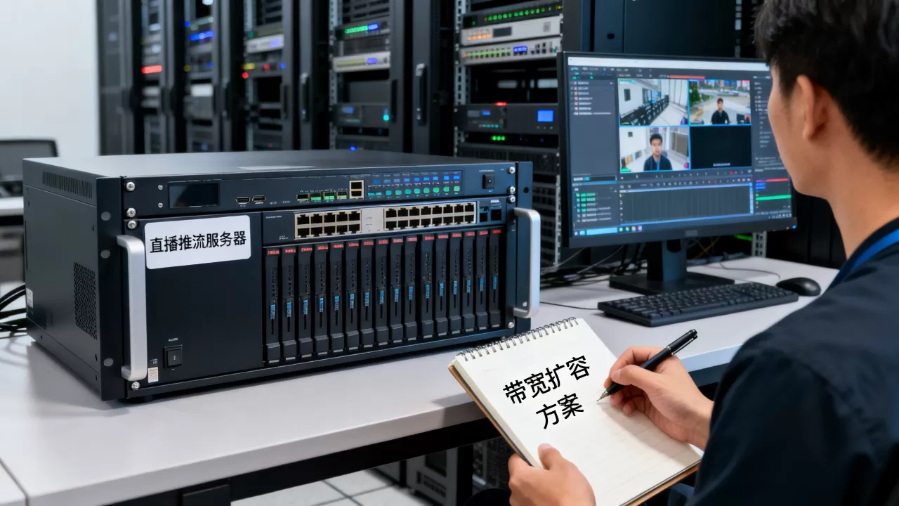 直播推流高峰期带宽不足怎么应对，服务器带宽扩容方案有哪些？