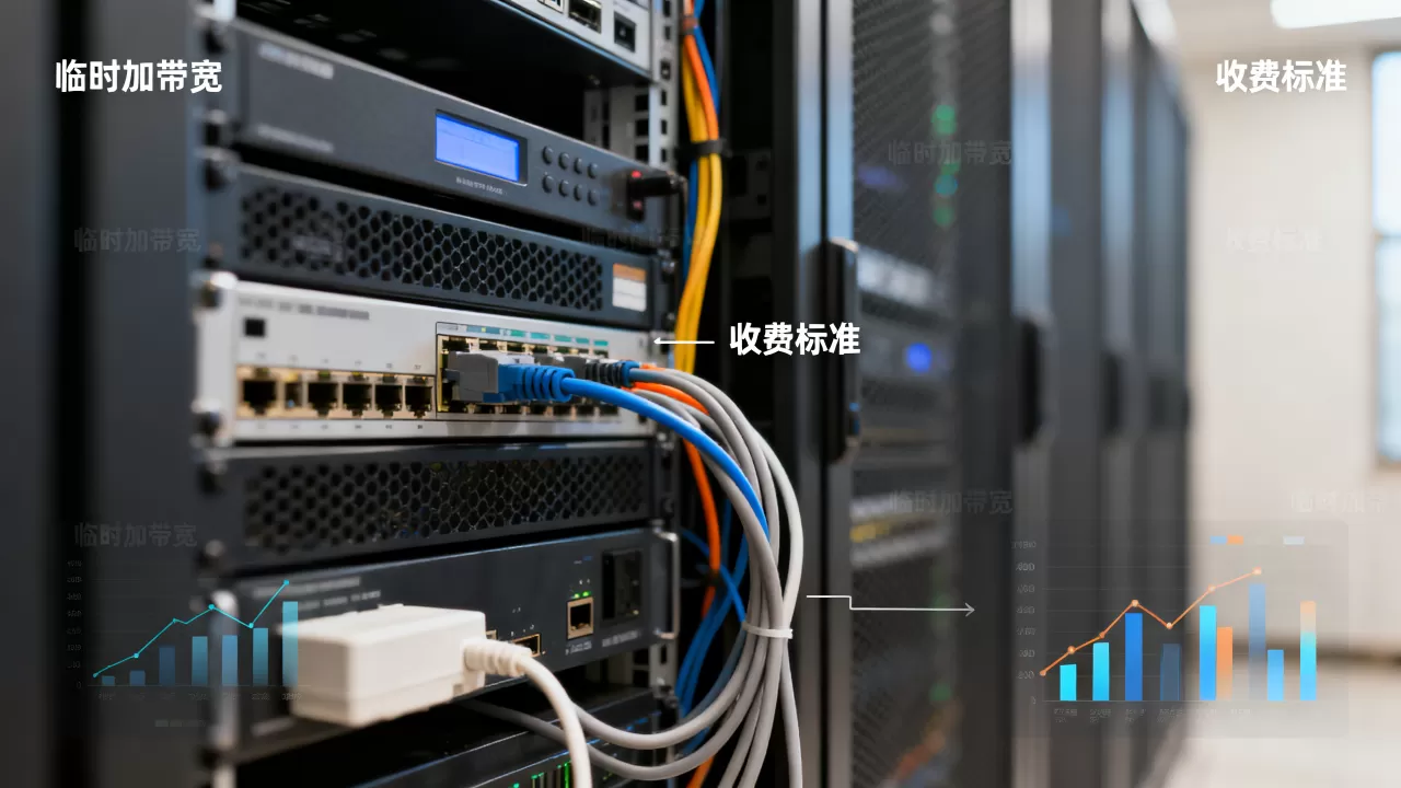 带宽租用旺季临时加带宽怎么收费